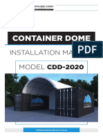 Container Dome: Installation Manual