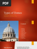 Types of Domes: Submitted By: Kartikey Singh Submitted To: Ar - Bushra Fatima