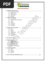 Core Java Material