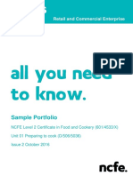 601 4533 X l2 Cert Food Cookery Sample Portfolio Unit 1 Issue 2 October 2016