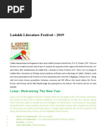 Ladakh Literature Festival - 2019: Losar: Welcoming The New Year