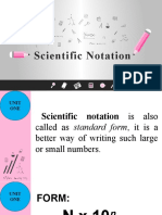 6) Scientific Notation