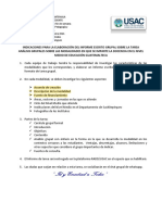 Lineamientos para Informe Escrito Modalidades Del Nivel Medio