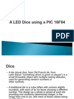 A LED Dice Using A PIC 16F84