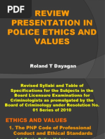 PNP Code of Professional Conduct Overview | PDF | Police | Loyalty