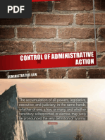 LESSON 4 Control of Administrative Action