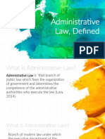LESSON 2 Definition of Administrative Law