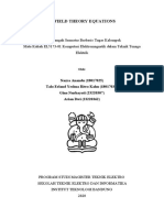 EL5173 - UTS - Kelompok 2 - Topik 1 - Field Theory Equations