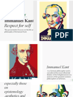 Immanuel Kant:: Respect For Self