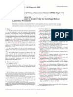 ASTM D4007 - Standard Test Water and Sediment - Lab Procedure