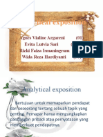 Analytical Exposition