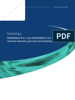 Sealings: Prodoral R 6-1 and PRODORAL H For Internal Domestic Gas Lines and Heating Systems