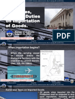 CCWS Session 124 Importation of Goods (Bureau of Customs)