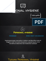 KD I Konsep Personal Hygiene - Indragaffar - Fkepunhas