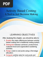 Activity Based Costing-A Tool To Aid Decision Making