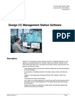 Desigo CC Software Technical Data