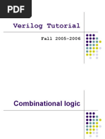 Verilog Tutorial: Fall 2005-2006