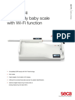 Fully Integrated Baby Scale with Wi-Fi for EMR Systems