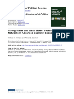 Strong States and Weak States (Sectoral Policy Networks in Advanced Capitalist Economies) - Michael M. Atkinson & William D. Coleman