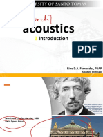 Acoustics: Rino D.A. Fernandez, FUAP