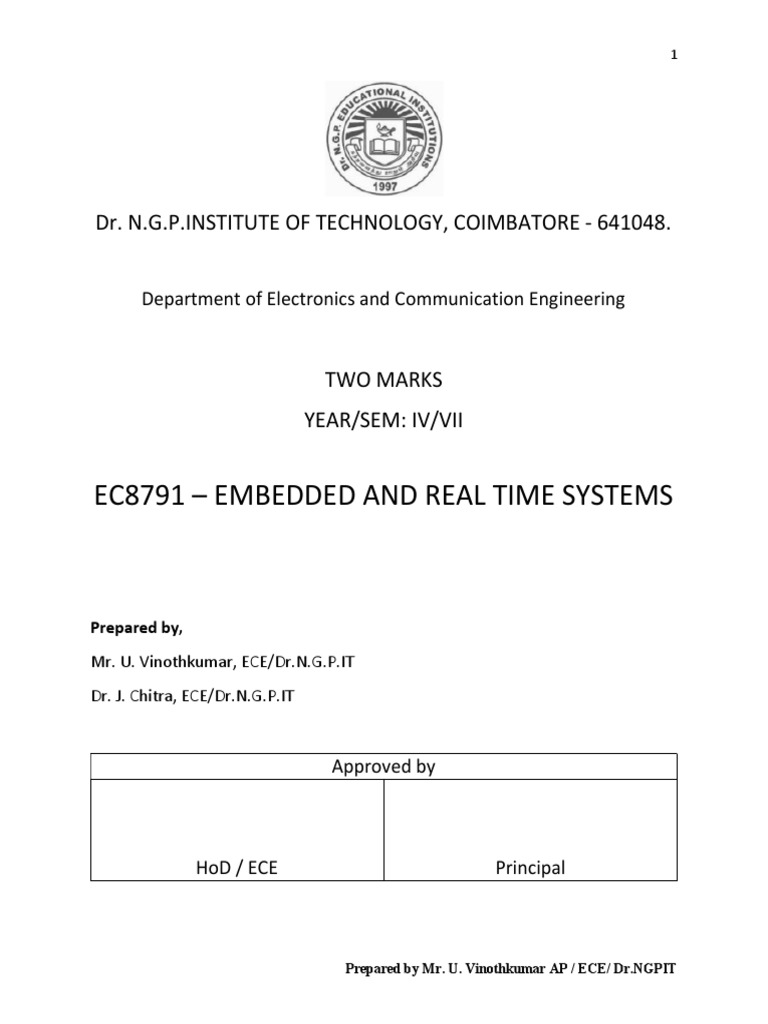 3.EC8791 ERTS 2 Mark Q&A PDF Scheduling Process