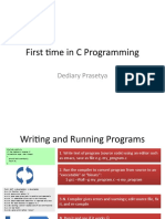 First Time in C Programming