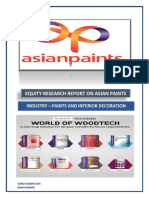 Equity Research Report Asian Paints