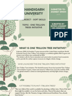 Chandigarh University: Subject - Soft Skills Topic-One Trillion Trees Initiative
