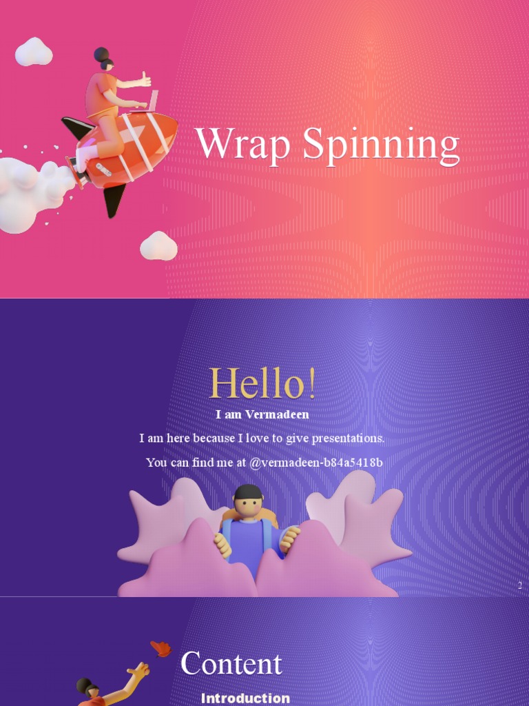 Wrap Spinning | PDF | Spinning (Textiles) | Yarn