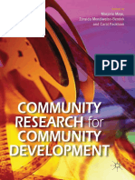 Marjorie Mayo, Zoraida Mendiwelso-Bendek, Carol Packham - Community Research For Community Development-Palgrave Macmillan (2013)