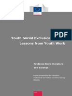 Youth Social Exclusion and Lessons From Youth Work