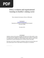 Download Policy evolution and organisational learning in Zambias mining sector by Chola Mukanga SN52176437 doc pdf