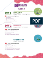 Study Plan 02 Class 11 NEET