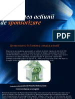 Eficacitatea Actiunii de Sponsorizare