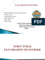 Structural Elucidation of Sucrose: Presented by