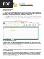 Module 4-7 Introduction To Microsoft Excel What Is Microsoft Excel?