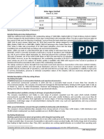 Press Release Aries Agro Limited: Ratings Facilities Amount (Rs. Crore) Rating Rating Action - Total Facilities 175.05