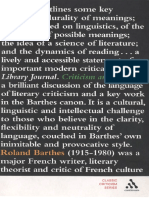 (Classic Criticism Series) Roland Barthes - Criticism and Truth-Continuum (2007) (1)