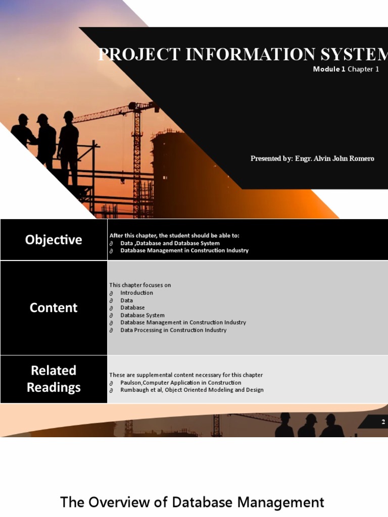 Database Management in Construction | PDF | Databases | Data
