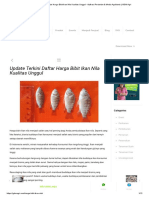 Update Terkini Daftar Harga Bibit Ikan Nila Kualitas Unggul - Aplikasi Pertanian & Media Agribisnis - GDM Agri