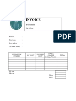 INVOICE HOTEL