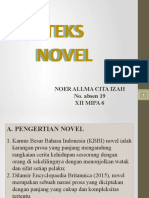 Teks Novel Noer Allma Cita Izah XII MIPA 6