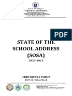 San Juan de Moriones Elementary School SOSA Report