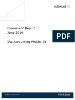 Examiner Reports Unit 1 (WAC01) June 2014