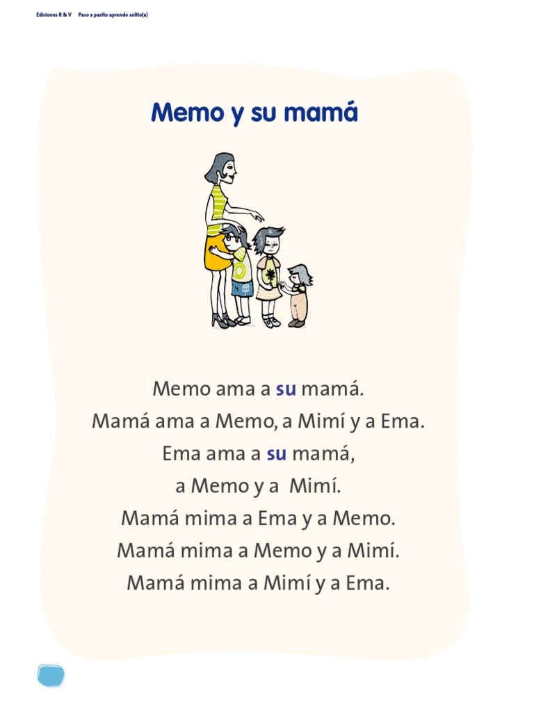 Lecturas para niños con m y p | PDF