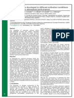 Activated Carbons Developed in Different Activation Conditions