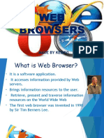 WEB Browsers: Made by Keshvi