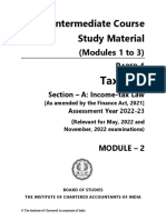 Intermediate Course Study Material: Taxation