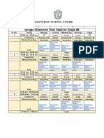 6B Timetable All Links Working