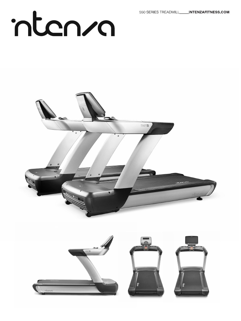 Intenza Product Sell Sheets 2020 550T Treadmill | PDF